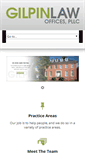 Mobile Screenshot of gilpinlawoffices.com